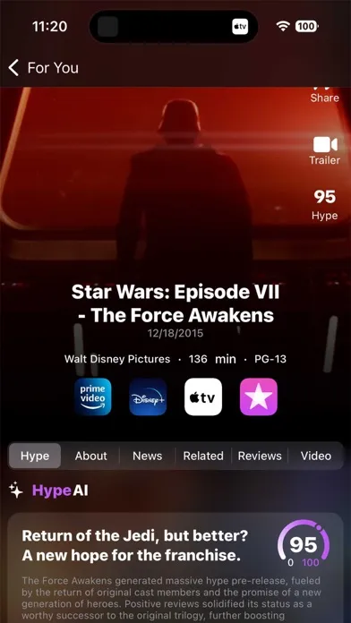 Ảnh chụp màn hình của Movies Now! Watch At Home Apps