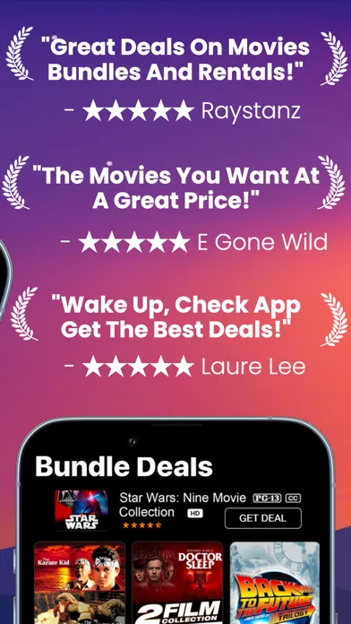 Movie Deals+ Watch Movies & TV应用截图