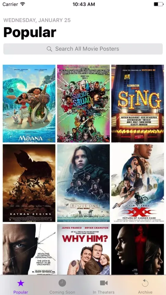 Movie Poster Wallpaper Maker スクリーンショット