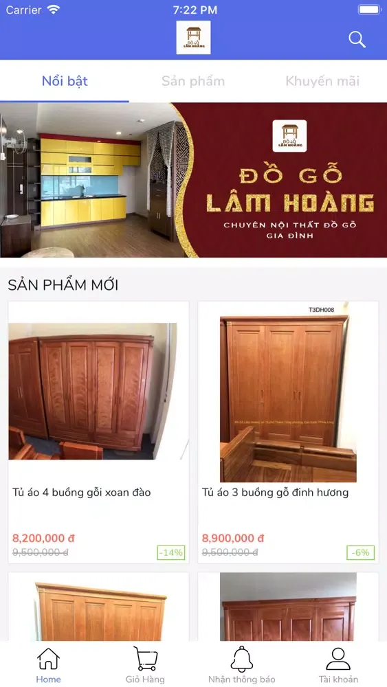 Captures d'écran de ĐồGỗLâmHoàng