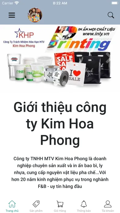 Captures d'écran de Nguyên Liệu Pha Chế Việt Nam