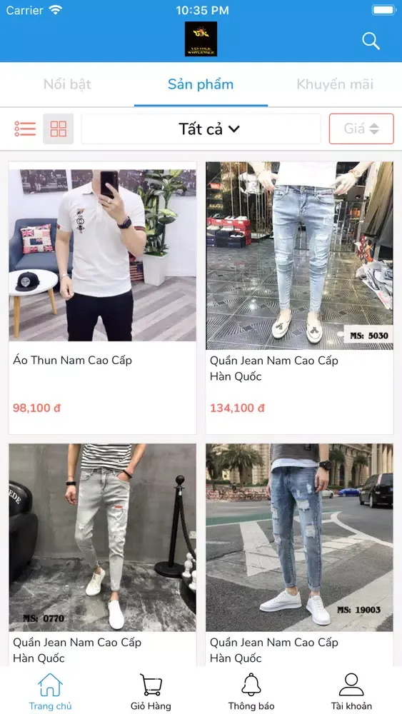 Xưởng Chuyên Sỉ GIN應用截圖