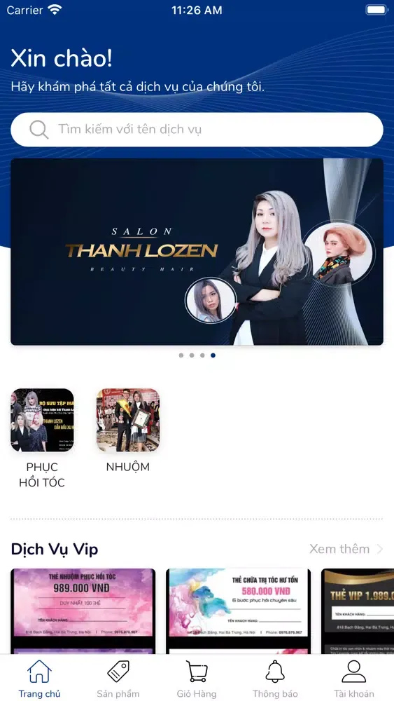 Salon Thanh Lozen应用截图