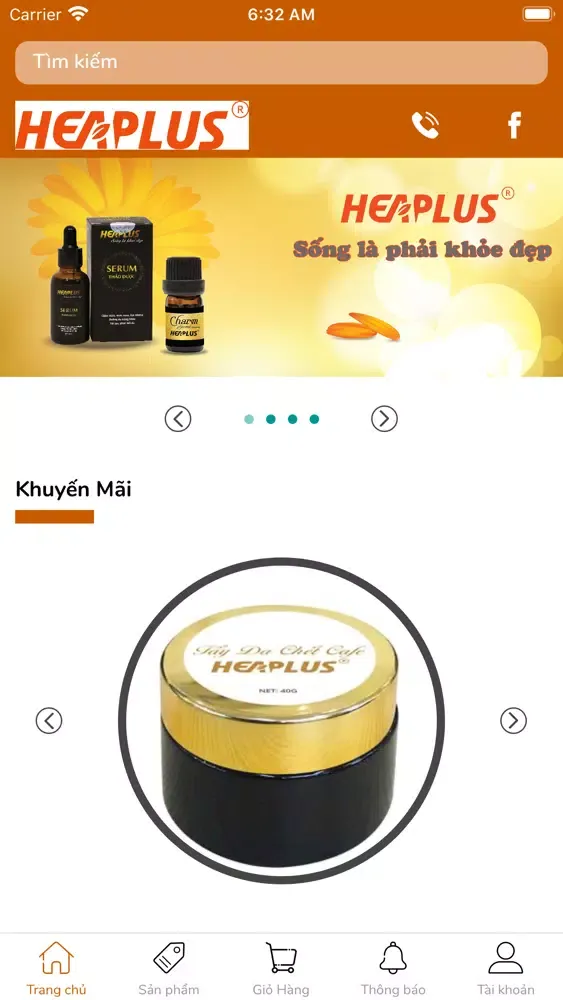 MỸ PHẨM CAO CẤP HEAPLUS स्क्रीनशॉट