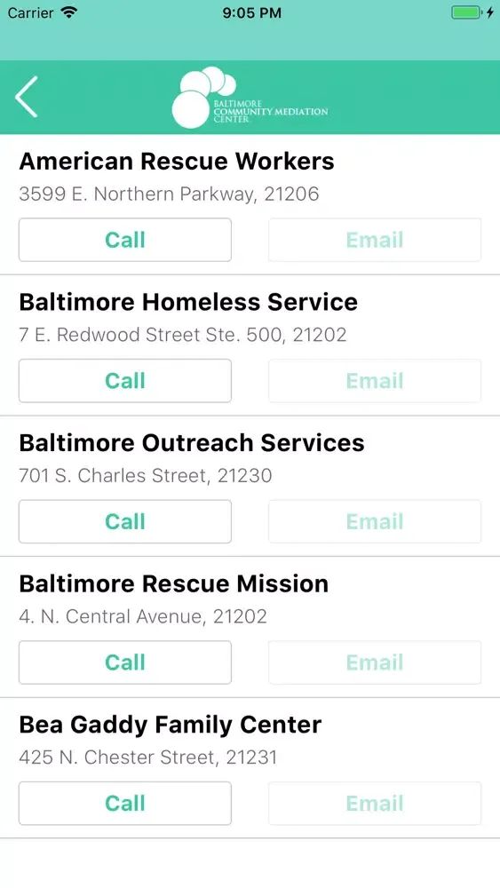 MEdiate Baltimore應用截圖