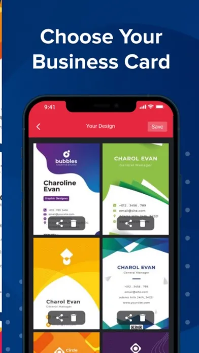 Скриншоты Business Card Maker - Editor
