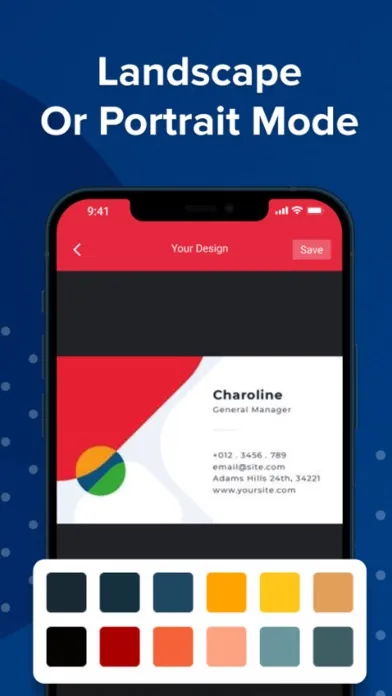 Скриншоты Business Card Maker - Editor