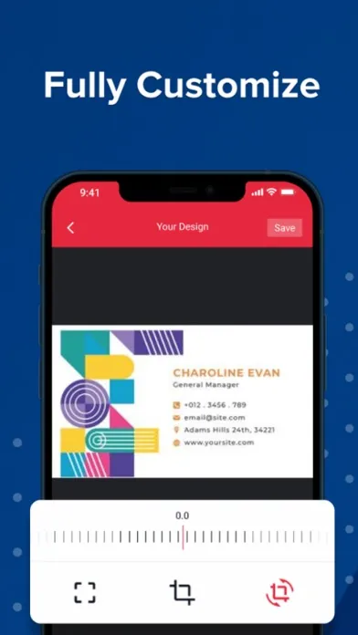 Скриншоты Business Card Maker - Editor