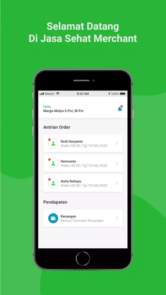 Jasa Sehat Merchant Screenshots