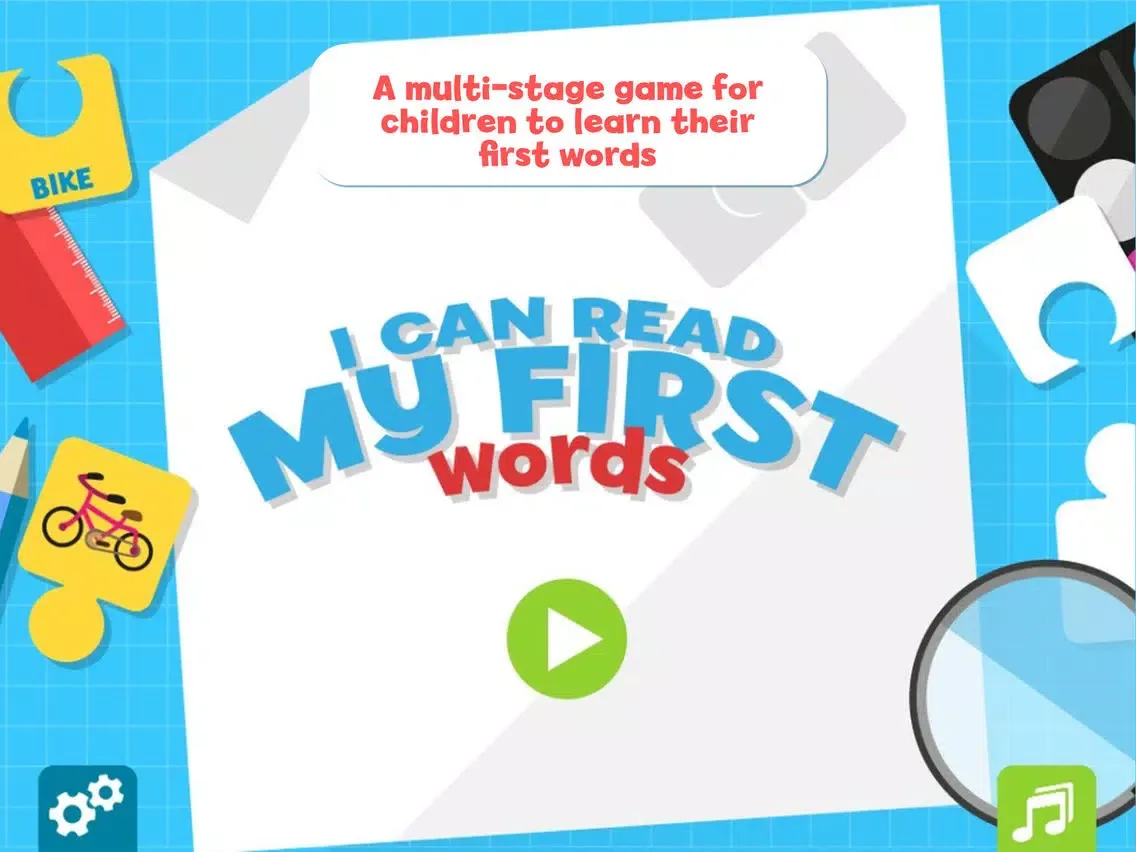 Tangkapan layar I can read my first words iPad 