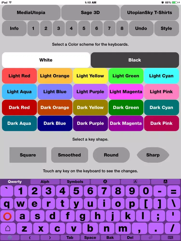 Screenshot di MUKeys Unicode Keyboards iPad 