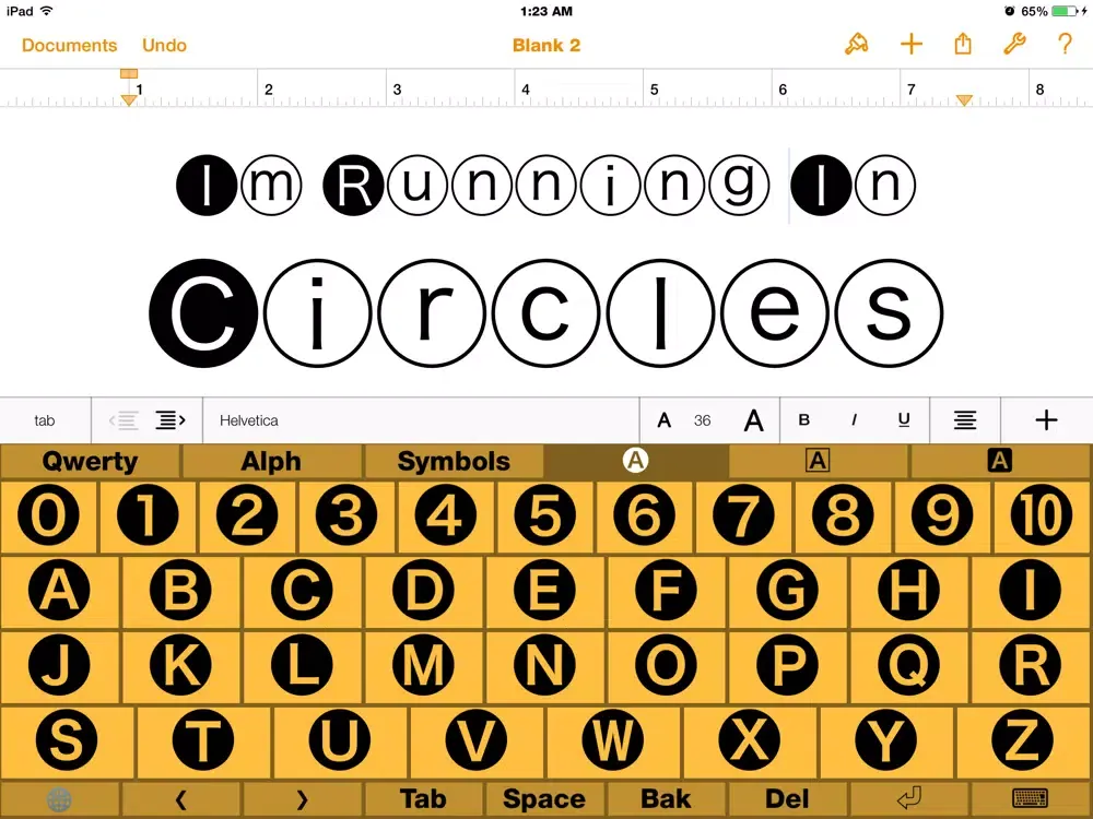 Screenshot di MUKeys Unicode Keyboards iPad 
