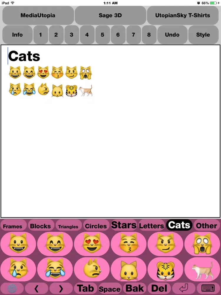 Screenshot di MUKeys Unicode Keyboards iPad 