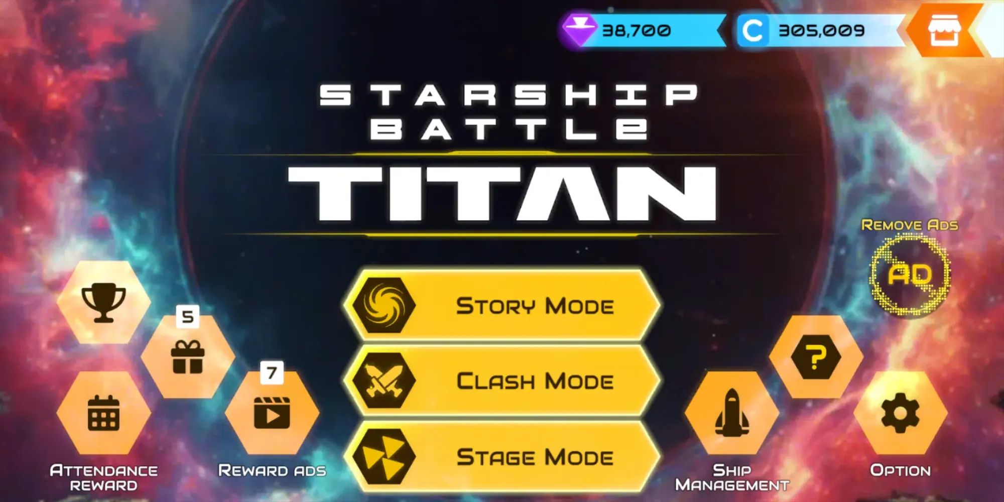 Capturas de pantalla de Starship Battle Titan