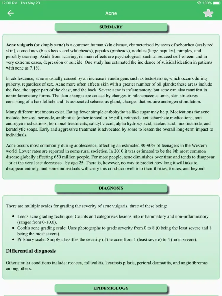 Capturas de pantalla de Diseases Dictionary - Offline iPad 