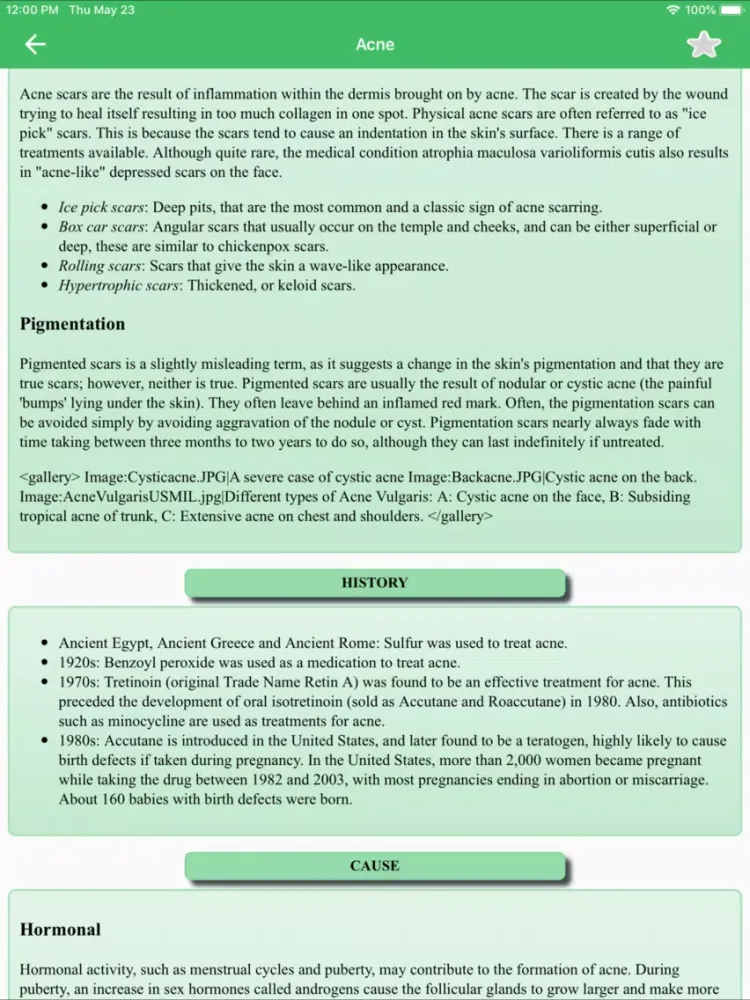 Capturas de pantalla de Diseases Dictionary - Offline iPad 