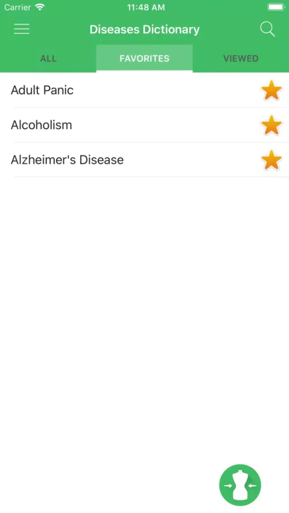 Capturas de pantalla de Diseases Dictionary - Offline