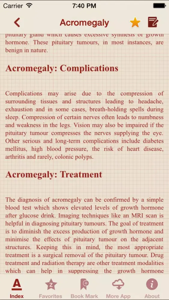 Tangkapan layar Diseases Dictionary Offline: Pro
