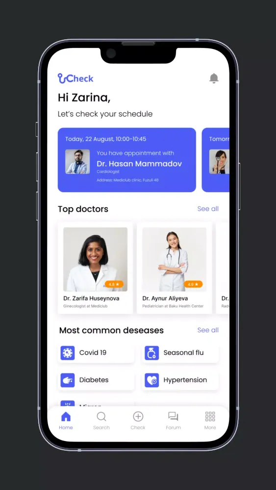 Ảnh chụp màn hình của iCheck