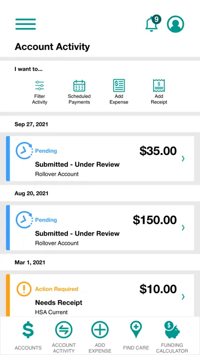Скриншоты AccountLink