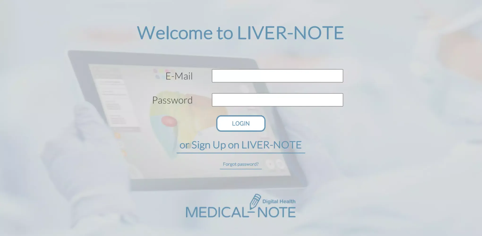 LIVER-NOTE Screenshots
