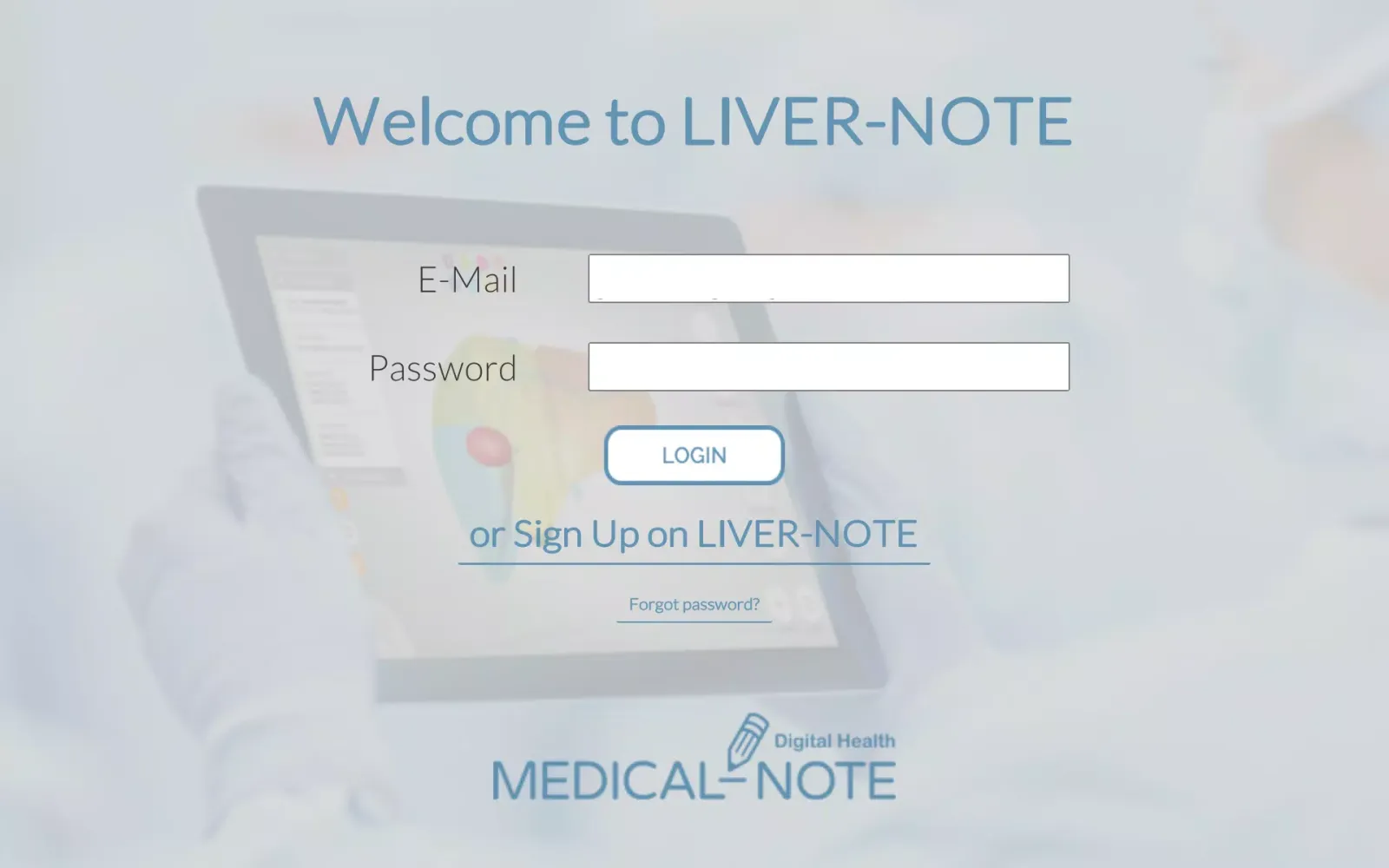LIVER-NOTE Screenshots