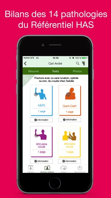 ภาพหน้าจอของ Kinéapp by Medicapp