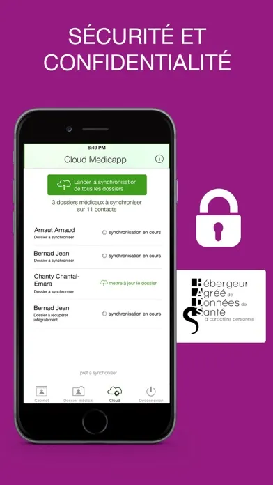 ภาพหน้าจอของ Kinéapp by Medicapp