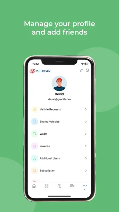 Ảnh chụp màn hình của Medicar