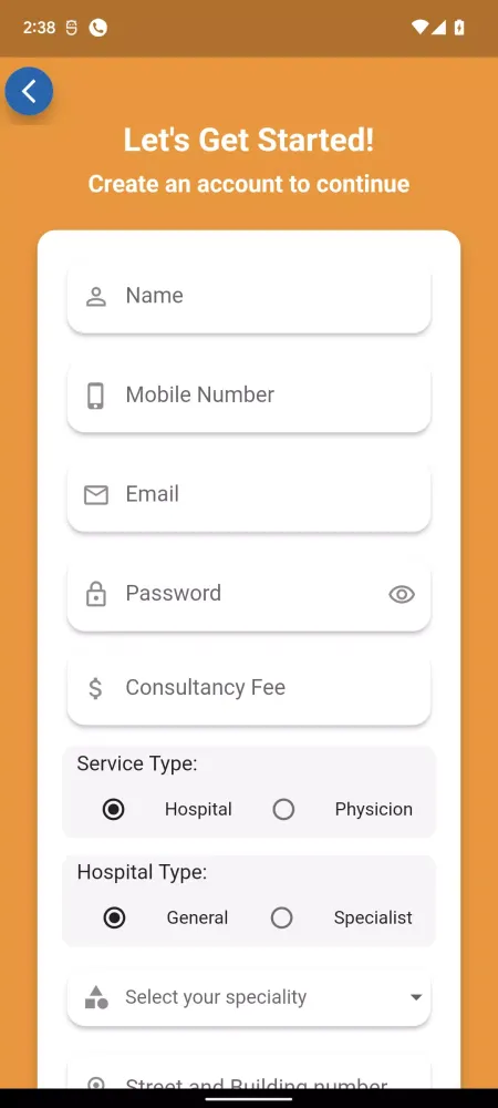 MediCare Egypt Provider App Screenshots