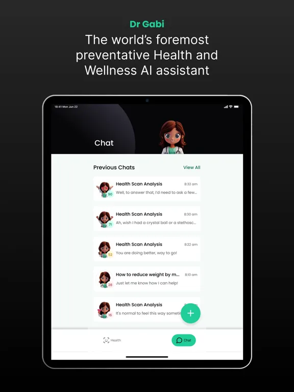 Capturas de pantalla de Medici Life iPad 
