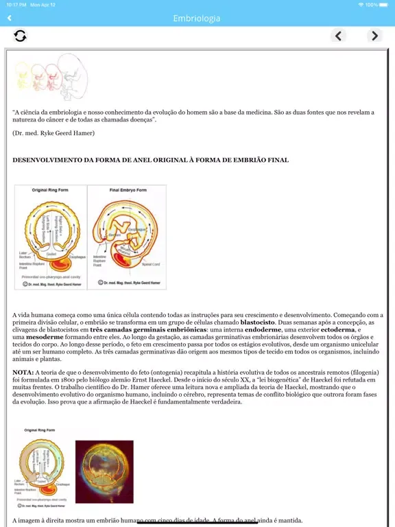 Capturas de pantalla de MEDICINA GERMÂNICA NA PRÁTICA iPad 