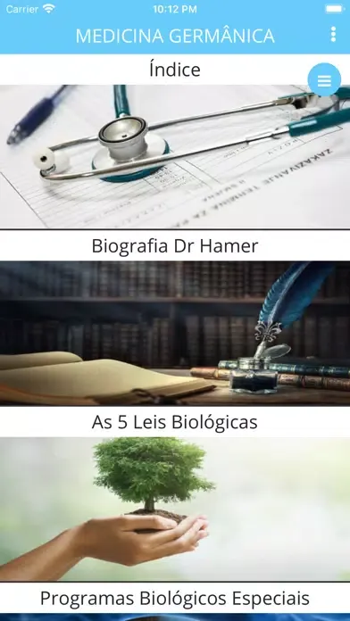 Capturas de pantalla de MEDICINA GERMÂNICA NA PRÁTICA