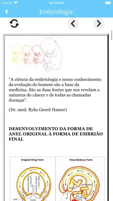 Capturas de pantalla de MEDICINA GERMÂNICA NA PRÁTICA