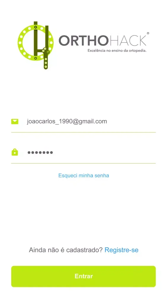 Capturas de tela do OrthoHack