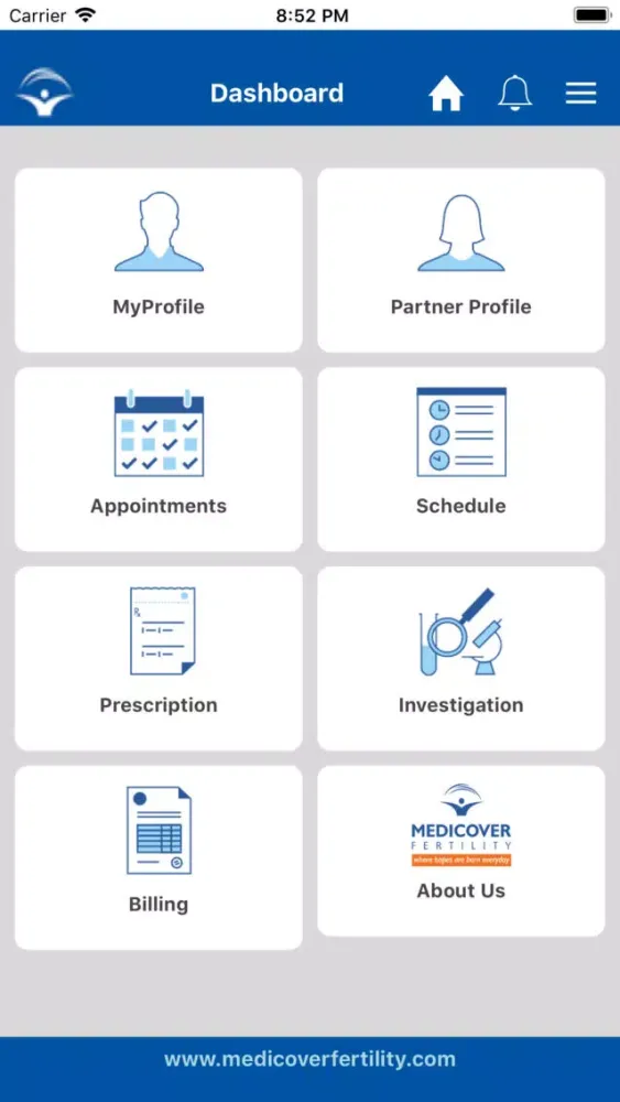 Скриншоты Medicover Patient App