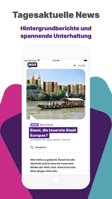 Zrzuty ekranu Baseljetzt