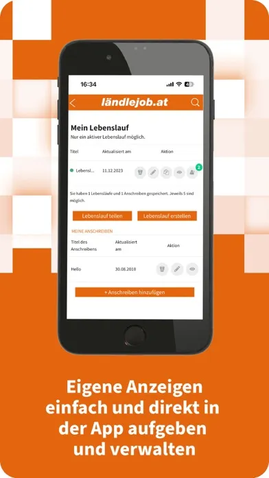 Скриншоты ländlejob.at - Jobs Vorarlberg