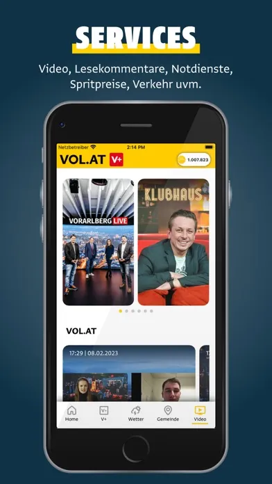 VOL.AT - Vorarlberg Online 스크린샷