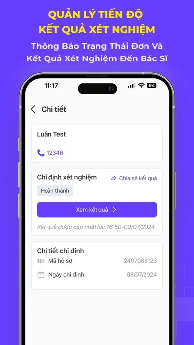 Medigo Xét Nghiệm Screenshots
