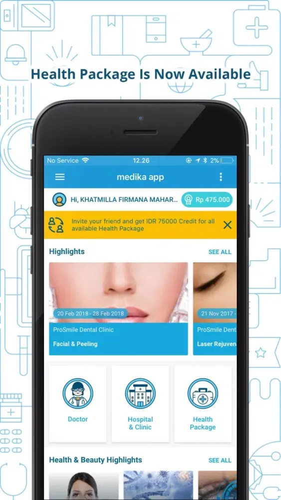 Zrzuty ekranu Medika App