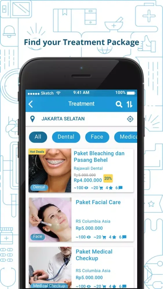 Zrzuty ekranu Medika App