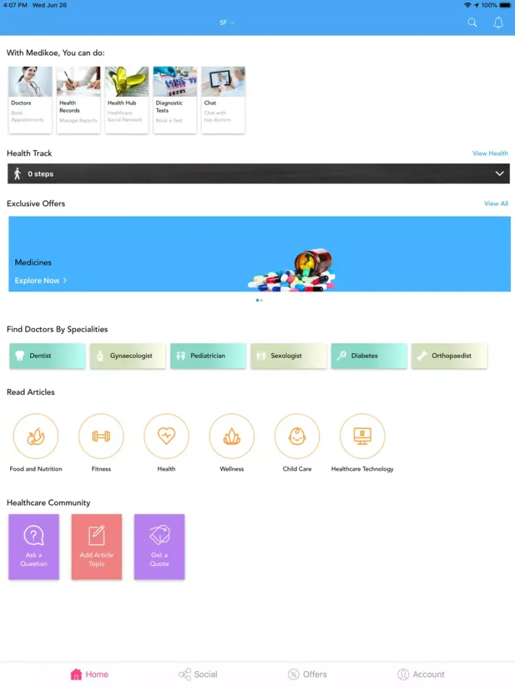 Medikoe Your Health Buddy iPad  Ekran Görüntüleri