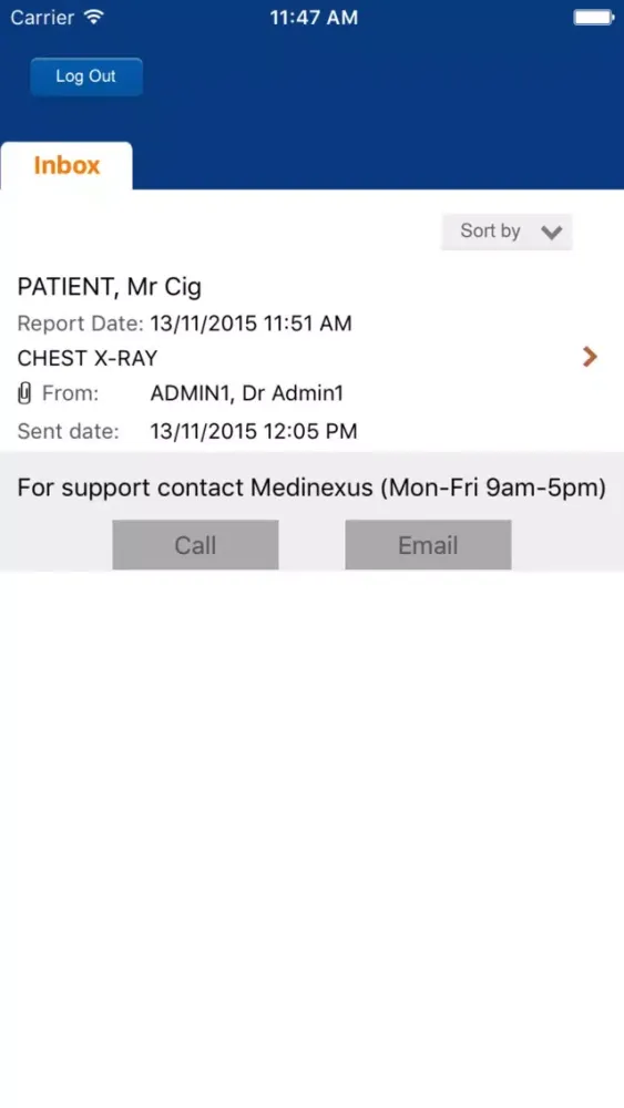 Скриншоты CIG Patient Access