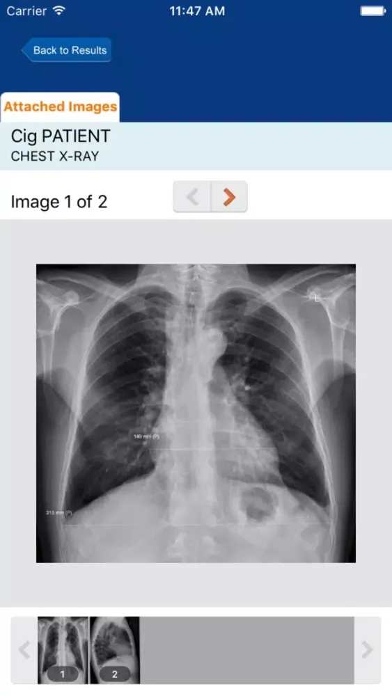 Скриншоты CIG Patient Access