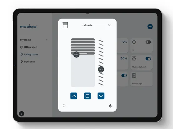 Скриншоты mediola connect iPad 
