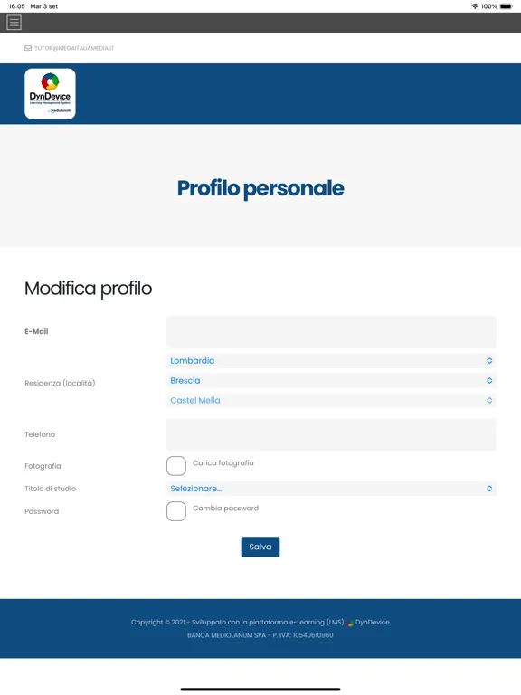 Capturas de pantalla de DynDevice per Mediolanum iPad 