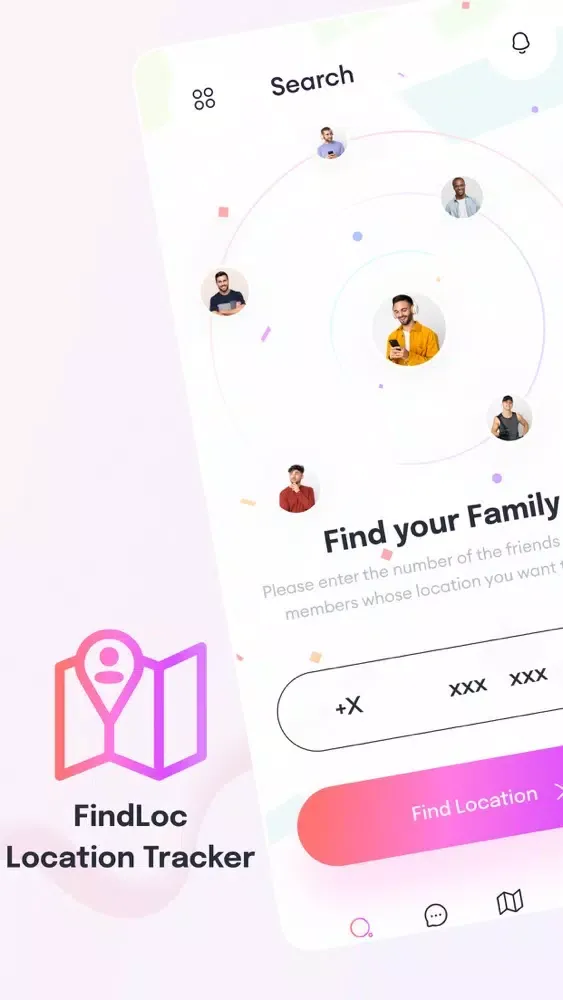 Скриншоты FindLoc|Friend Location Finder
