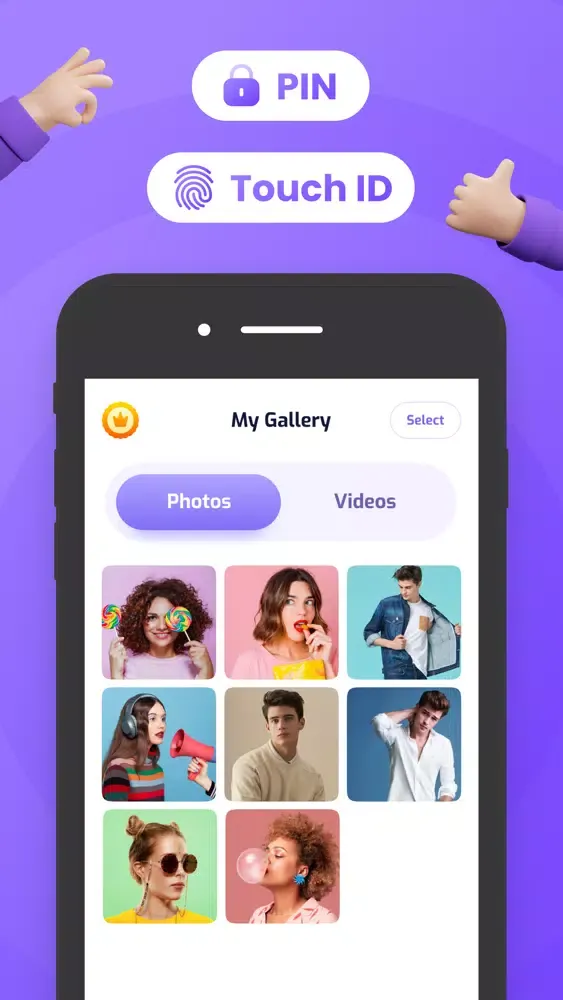 Captures d'écran de Gallery App Locker Photo Vault