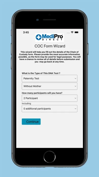 MediproDirect COC App স্ক্রিনশট